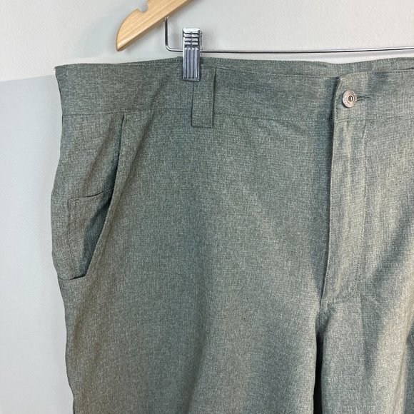 Duluth Trading Co Shorts Mens 44 DuluthFlex Breezeshooter 11" Shorts Green - Picture 3 of 12